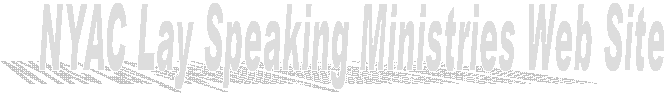 Lay Speaker Ministry Web Site